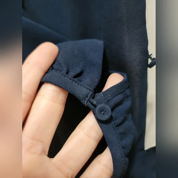 Babaton keegan romper navy blue xs - Picture 9 of 10